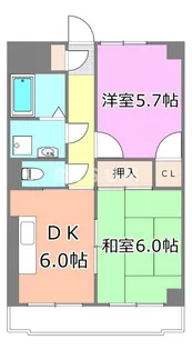 千葉県千葉市中央区椿森1【マンション】の間取り