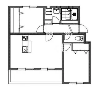 リルームス明野西【3階】の間取り