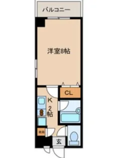 小石川ガーデンハウス【2階】の間取り