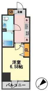 LaDouceur新小岩【3階】の間取り