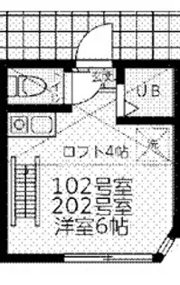ユナイト・田浦・キャンドラー【1階】の間取り