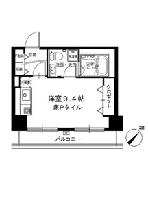 東京都中央区銀座8【マンション】の間取り