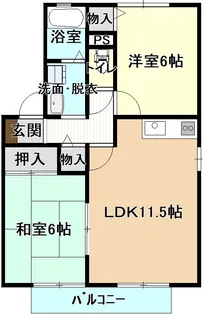 アルテールB【2階】の間取り