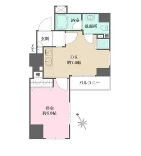 スパッジオ蔵前【2階】の間取り