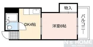 シャトー野江【5階】の間取り