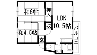 伊丹鴻池3B号棟【5階】の間取り