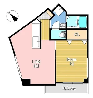 本町ロータリーマンション【5階】の間取り