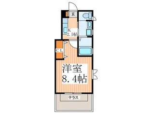 ラメゾンフローリ【1階】の間取り