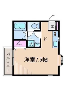 トパーズII【1階】の間取り