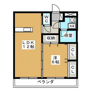 ニューライフ津田沼東【1階】の間取り