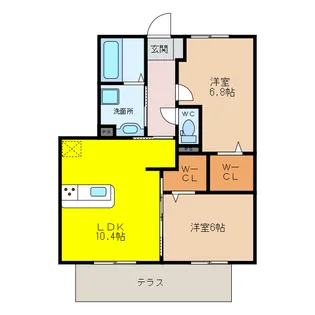 メゾン・ド・TAX VII【1階】の間取り