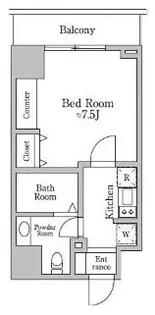 レジディア三宿【3階】の間取り