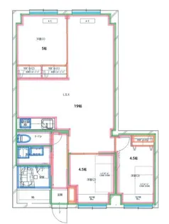 大森ハイツ【6階】の間取り