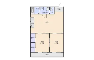 エクセルやまなみ【4階】の間取り