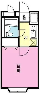 そよ風弐番館【1階】の間取り