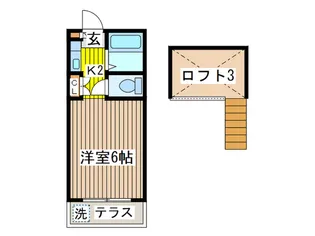 第3シャンポール FUJI【1階】の間取り