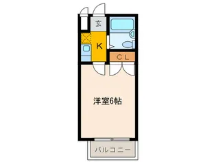 ヴィラン橋本【2階】の間取り