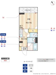 メゾン ドワール【1階】の間取り