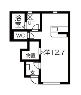 ラメール【1階】の間取り