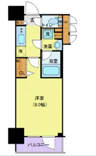 東京都立川市曙町2【マンション】の間取り