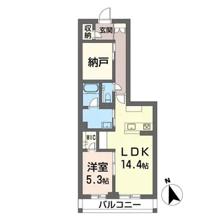 グランエスポア早稲田【3階】の間取り