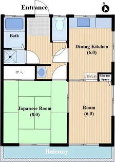 レインボーテラス【1階】の間取り