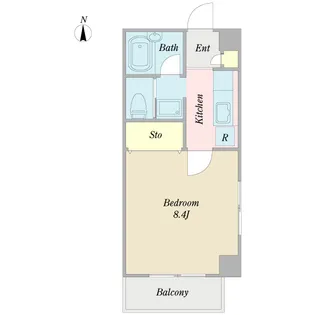 ソレアード【6階】の間取り