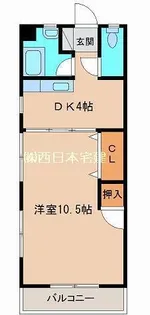 仁田脇ビル【2階】の間取り