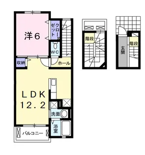 千葉県東金市東岩崎【アパート】の間取り