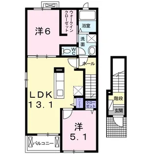 エレガンス【2階】の間取り