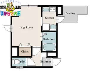 Golden River【2階】の間取り