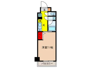 リビオメゾン日本橋浜町公園【9階】の間取り