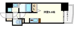 アクアプレイス南堀江【11階】の間取り