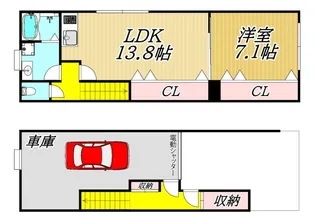 ワーキングベース伊丹WESTの間取り