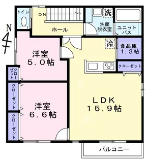 パークサクラ【3階】の間取り