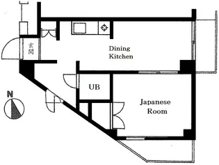 リバーサイドハイツ【4階】の間取り