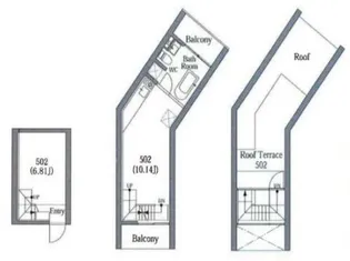 COMS UEHARA【5階】の間取り