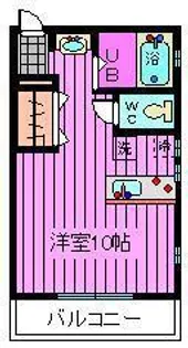 プロヴァンス二番館【1階】の間取り