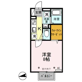 パルティーレ【1階】の間取り