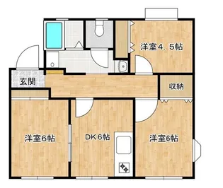 ハビテーションB【2階】の間取り