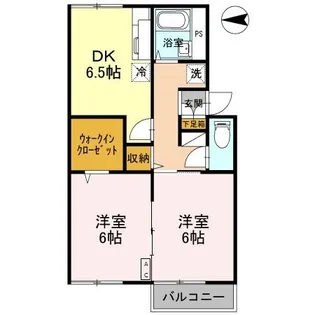 コーポニューデルフィー【2階】の間取り