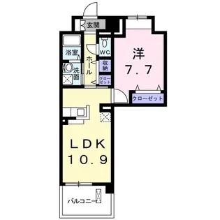 グランドール【6階】の間取り