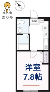 ハーミットクラブハウスSwing【1階】の間取り