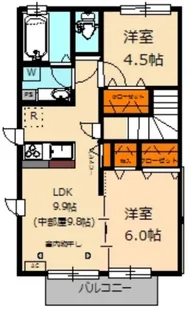 リドール【2階】の間取り