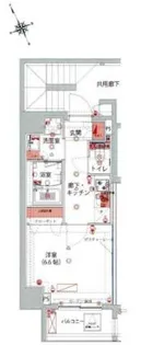 ハーモニーレジデンス池袋ウエストゲート【8階】の間取り