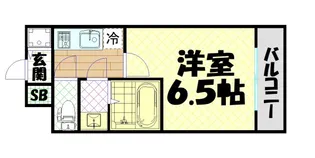 エスリードレジデンス本町パークフロント【11階】の間取り