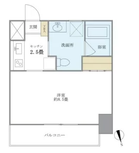 アイトー ロワイヤル青横【3階】の間取り