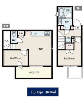 PASEO白山I・II【1階】の間取り