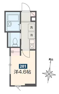 カーサ・メロディア 旧MELDIA大泉学園【2階】の間取り