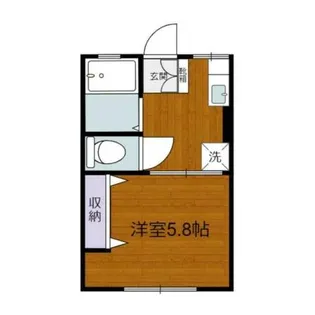 ハピネスI【2階】の間取り